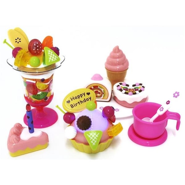 Azimport AZImport PS730 Play Food Set with Cupcake; Cakes; Ice Cream & Sundae PS730 - main